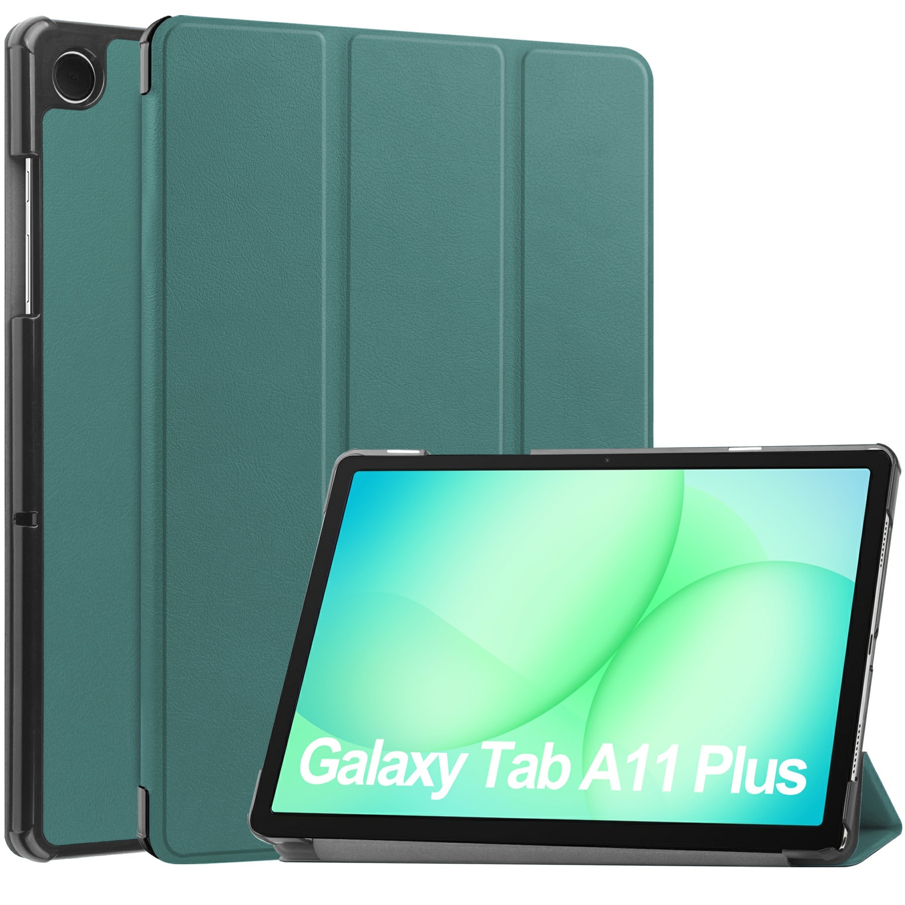 Samsung Galaxy Tab A11 Plus Tri-Fold Case Schutzhülle Rot