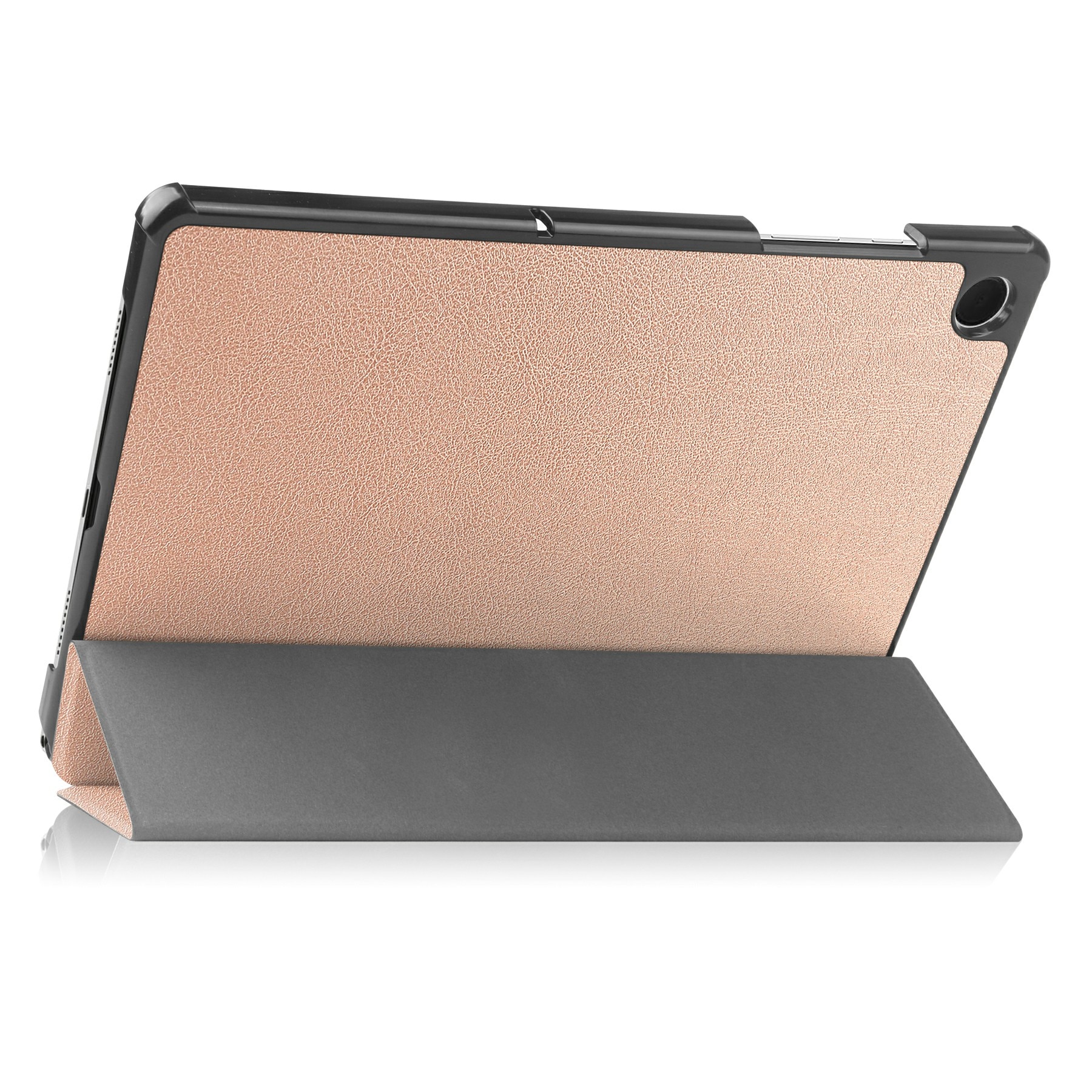 Samsung Galaxy Tab A11 Plus Tri-Fold Case Schutzhülle Roségold