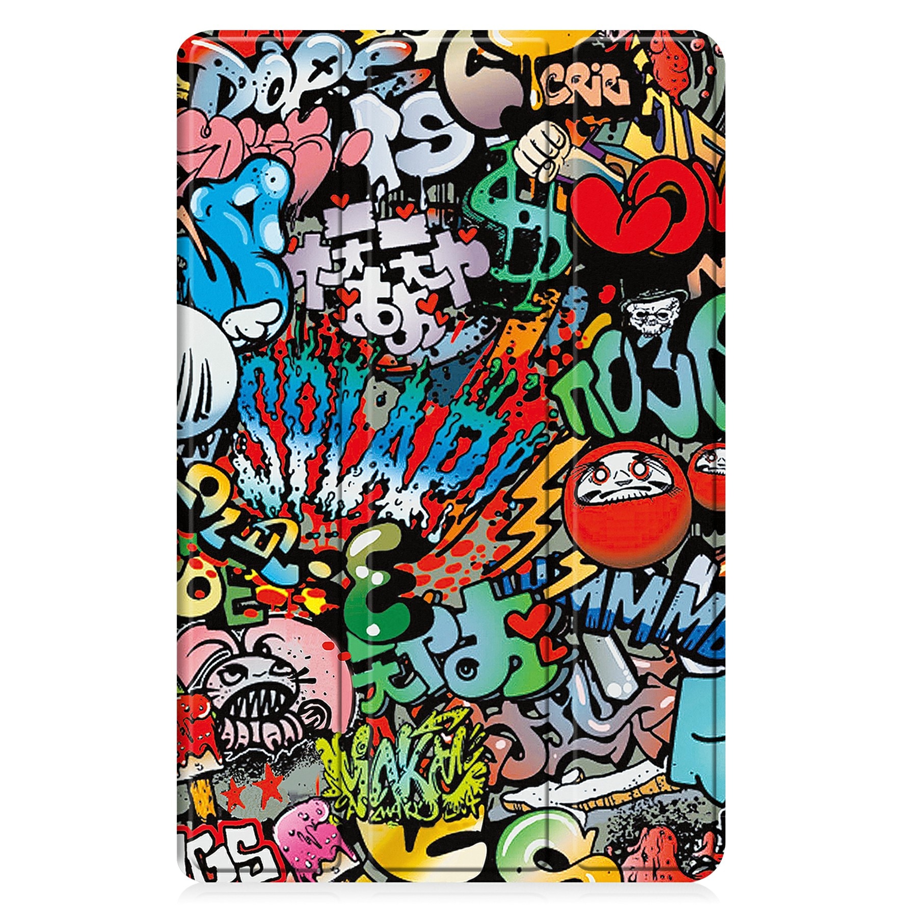 Samsung Galaxy Tab A11 Plus Tri-Fold Case Schutzhülle Graffiti