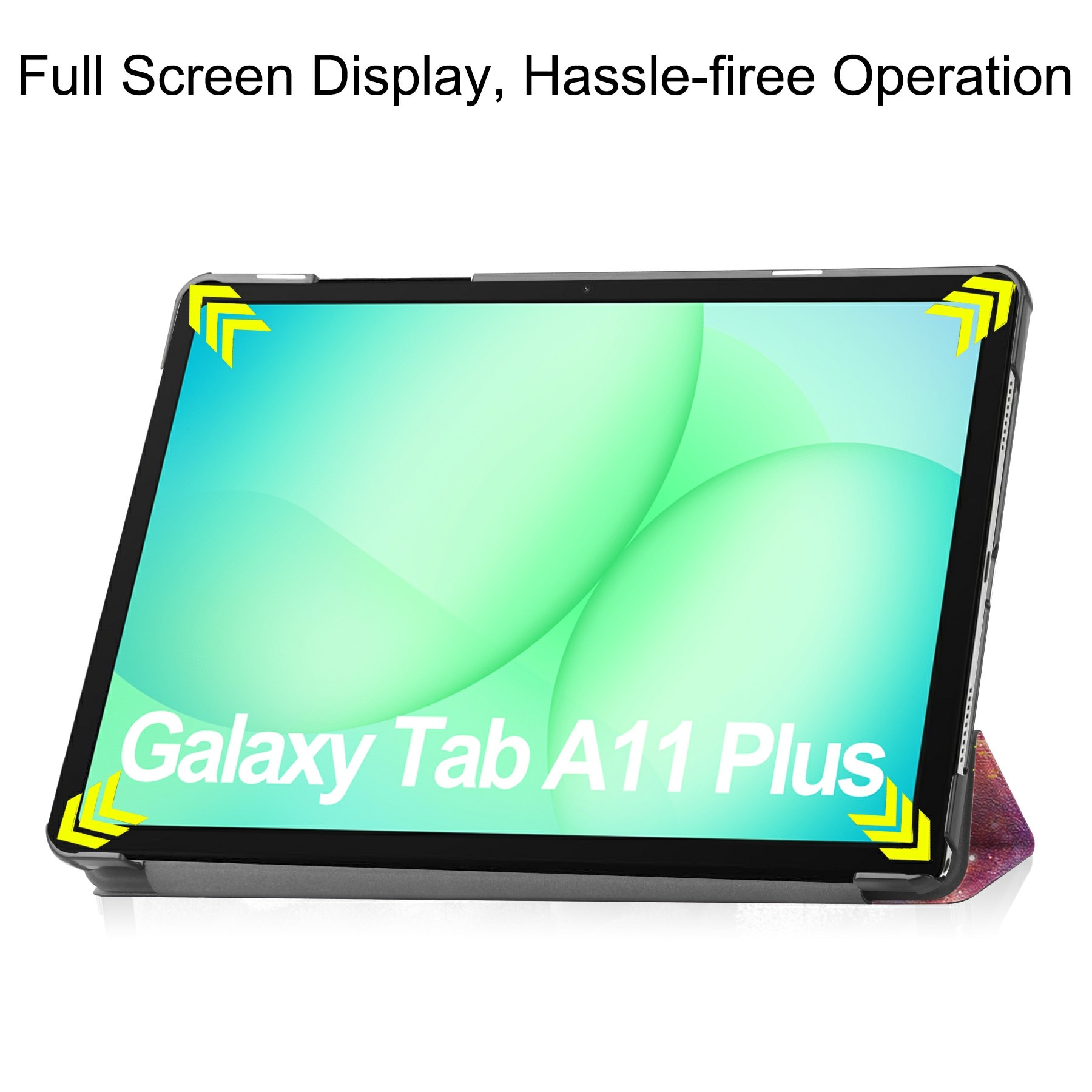 Samsung Galaxy Tab A11 Plus Tri-Fold Case Schutzhülle Space
