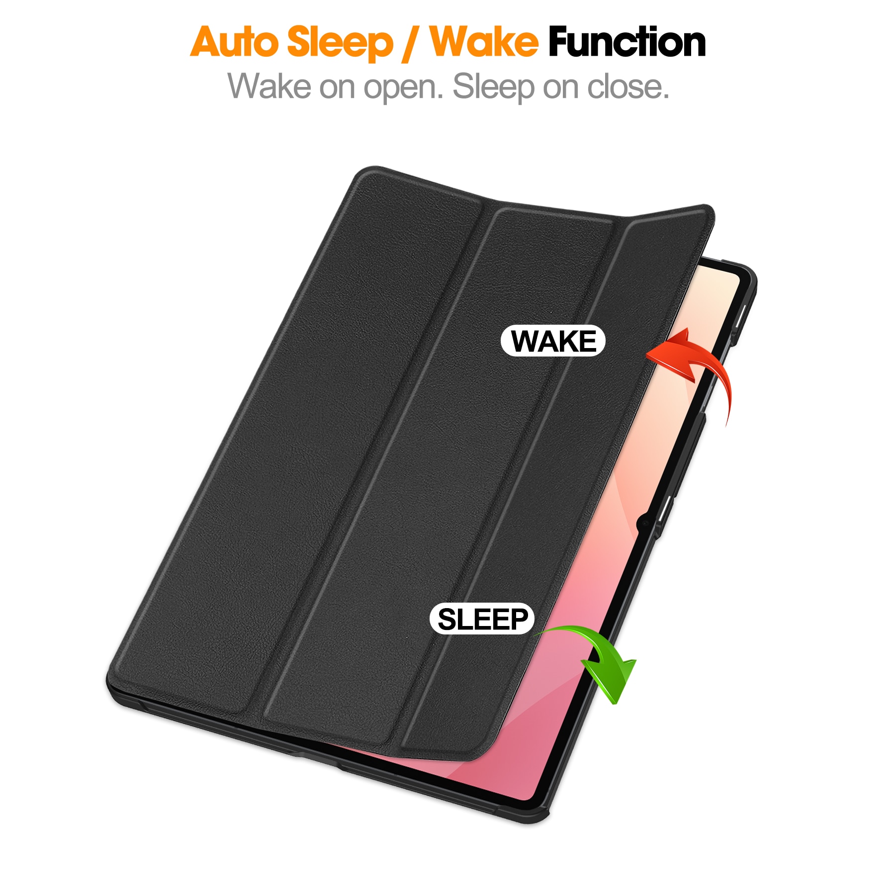 Samsung Galaxy Tab S11 Ultra Tri-Fold Case Schutzhülle Schwarz
