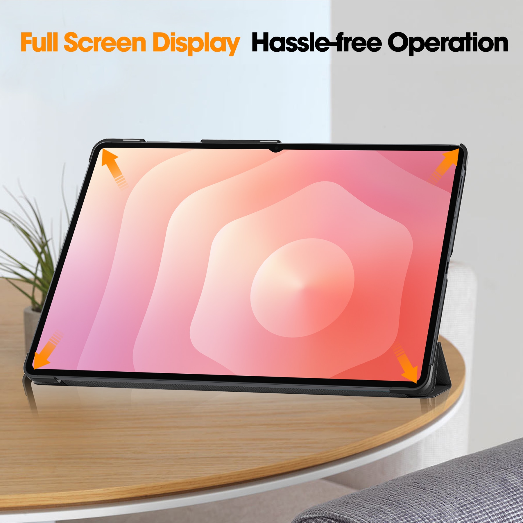 Samsung Galaxy Tab S11 Ultra Tri-Fold Case Schutzhülle Schwarz