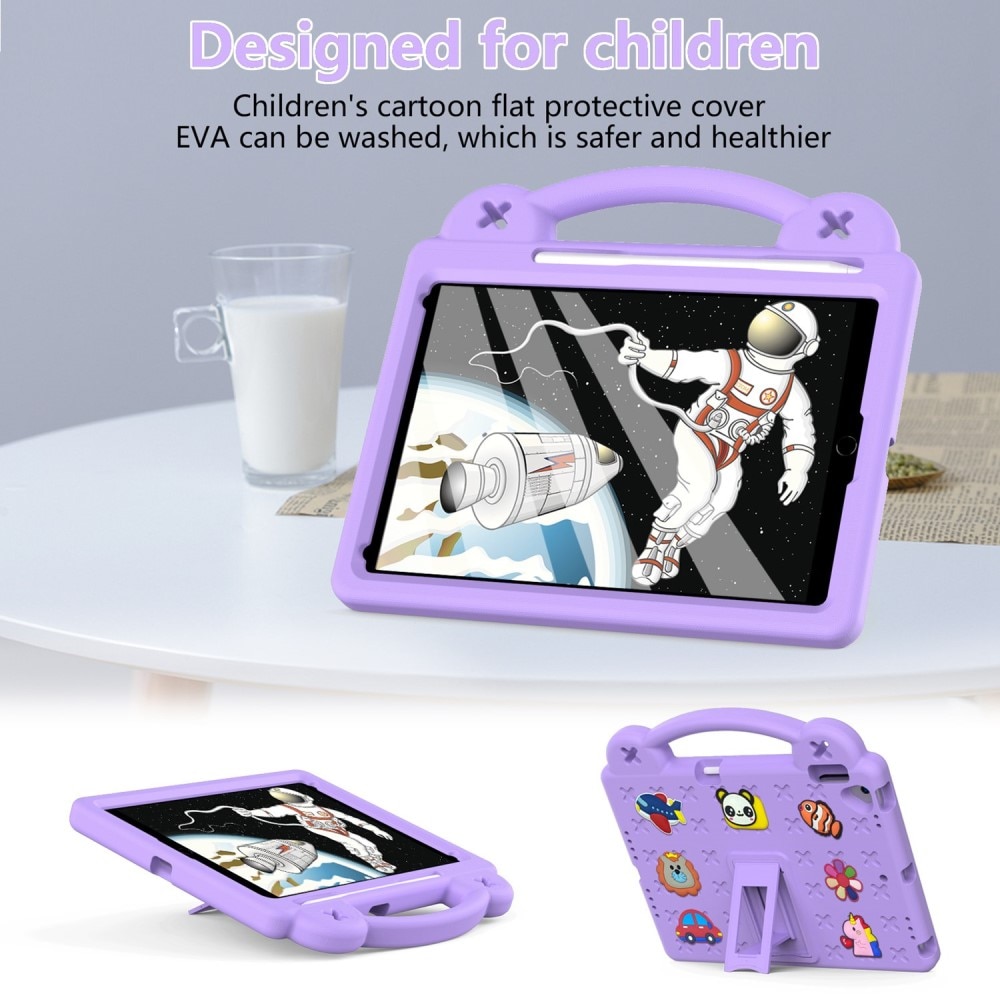 iPad 10.2 9th Gen (2021) Schutzhülle Kinder Kickstand EVA lila