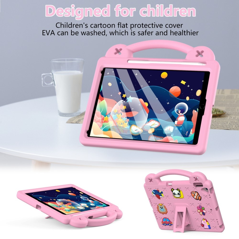 iPad 10.2 9th Gen (2021) Schutzhülle Kinder Kickstand EVA rosa