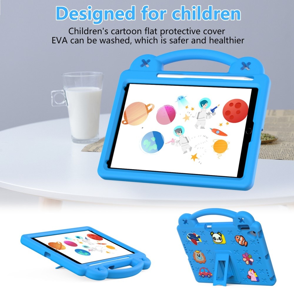 iPad 10.2 7th Gen (2019) Schutzhülle Kinder Kickstand EVA blau