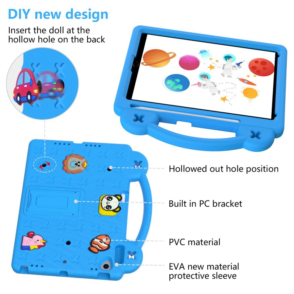 iPad 10.2 8th Gen (2020) Schutzhülle Kinder Kickstand EVA blau