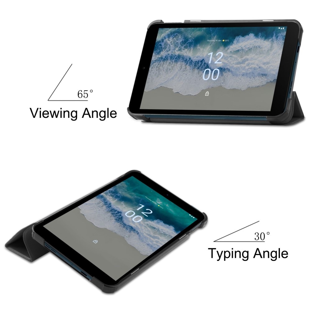  Nokia T10 Tri-Fold Case Schutzhülle Schwarz