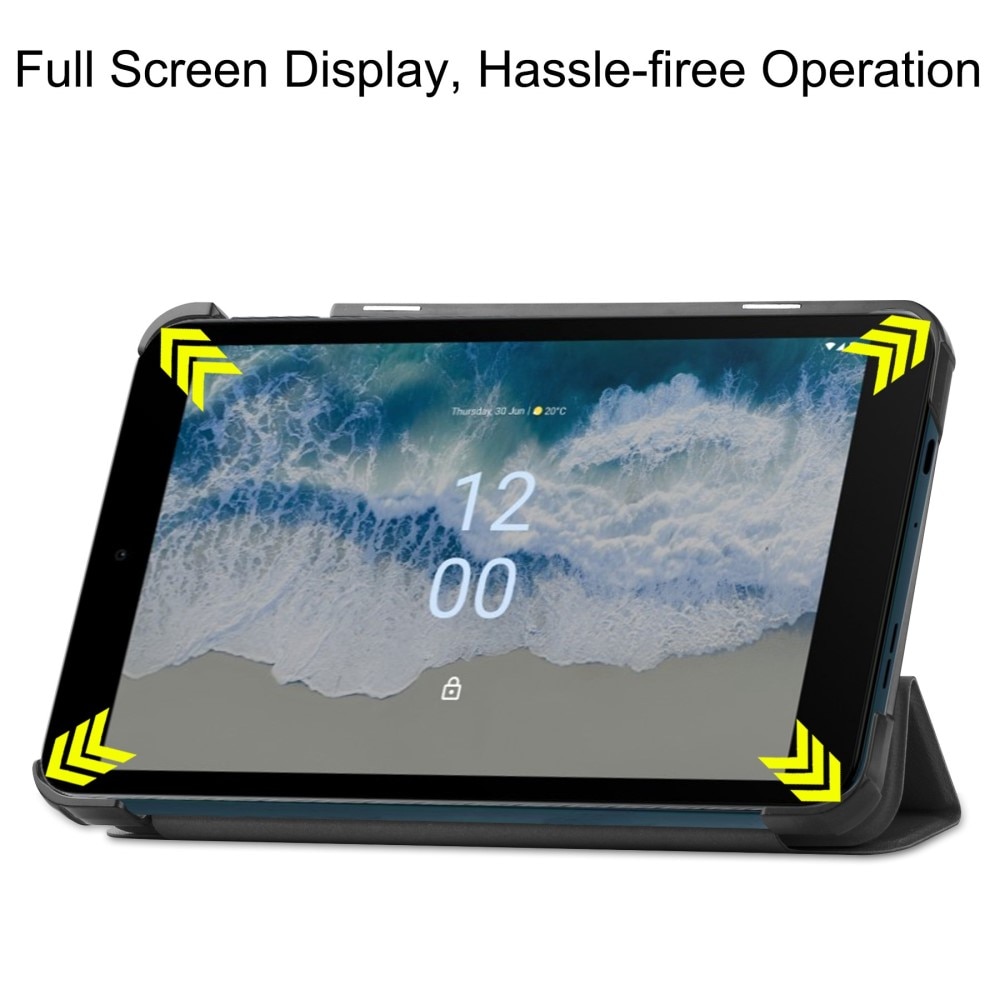  Nokia T10 Tri-Fold Case Schutzhülle Schwarz