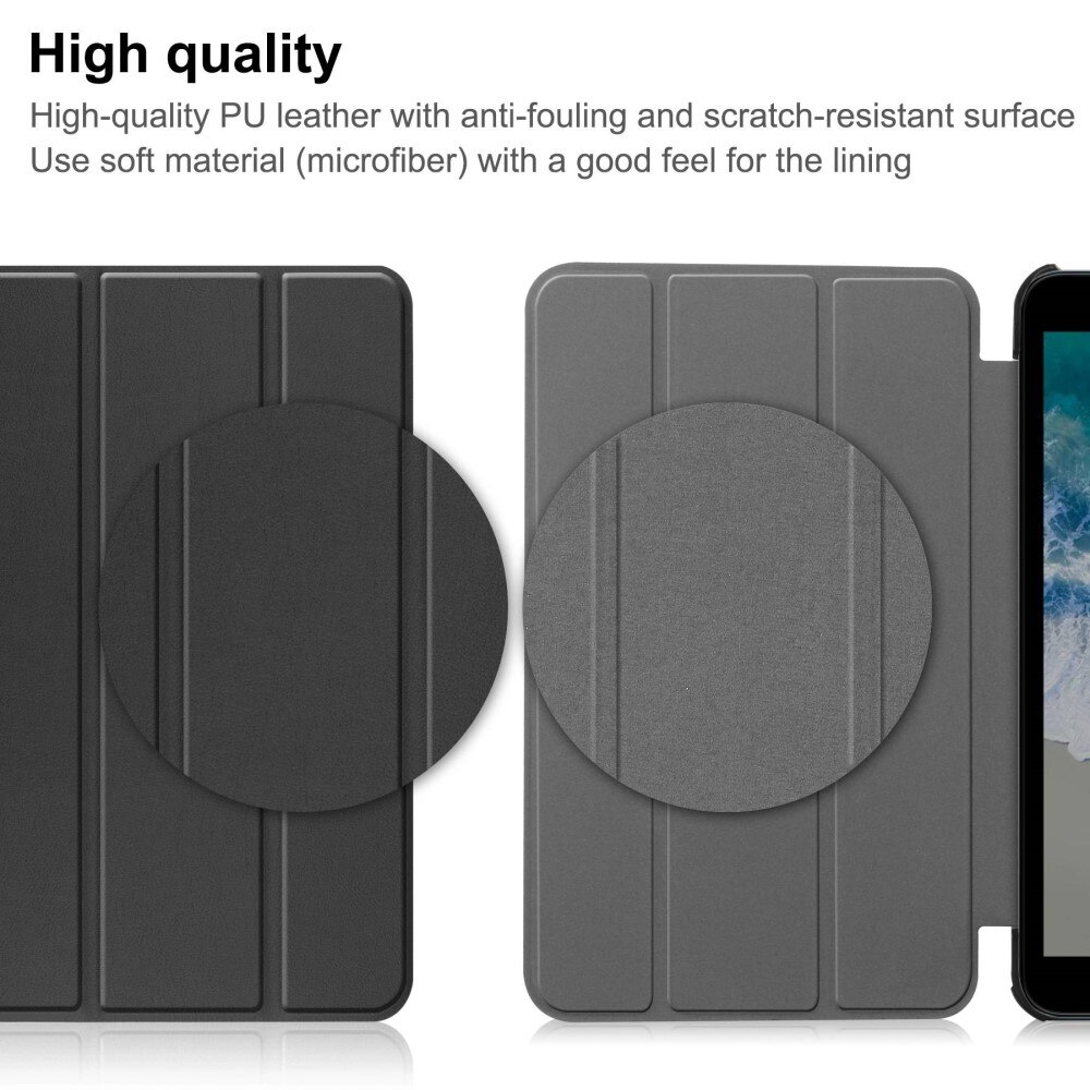  Nokia T10 Tri-Fold Case Schutzhülle Schwarz