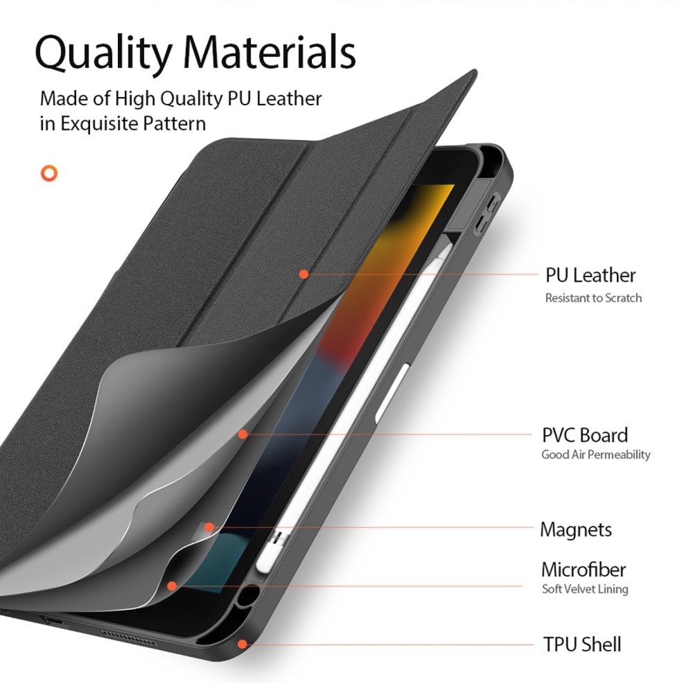 Domo Tri-Fold Case iPad 10.9 10th Gen (2022) schwarz