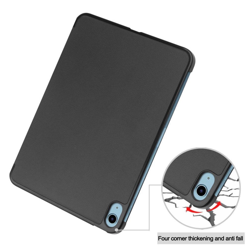 iPad 10.9 10th Gen (2022) Schutzhülle Tri-Fold Case schwarz