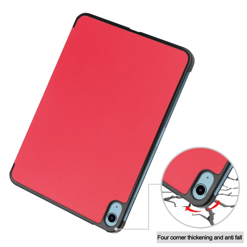 iPad 10.9 10th Gen (2022) Schutzhülle Tri-Fold Case rot