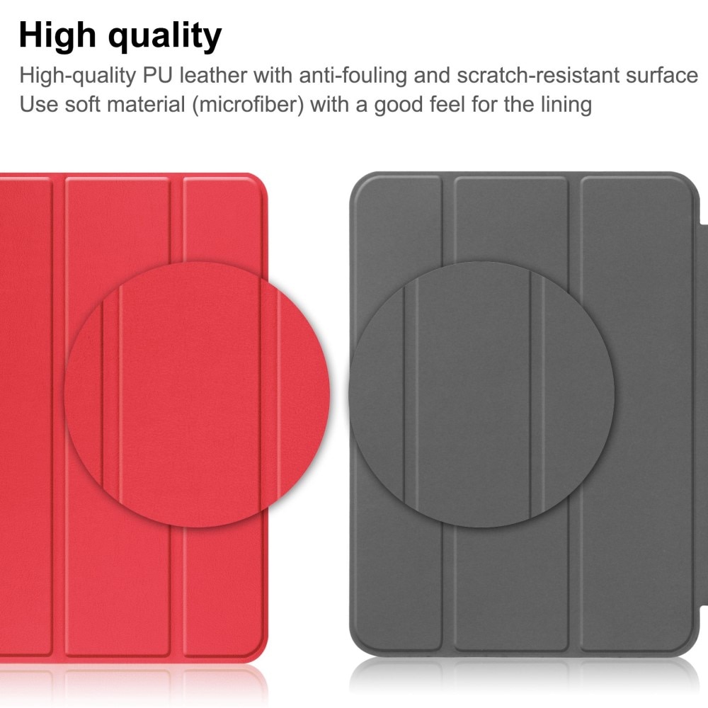 iPad 10.9 10th Gen (2022) Schutzhülle Tri-Fold Case rot