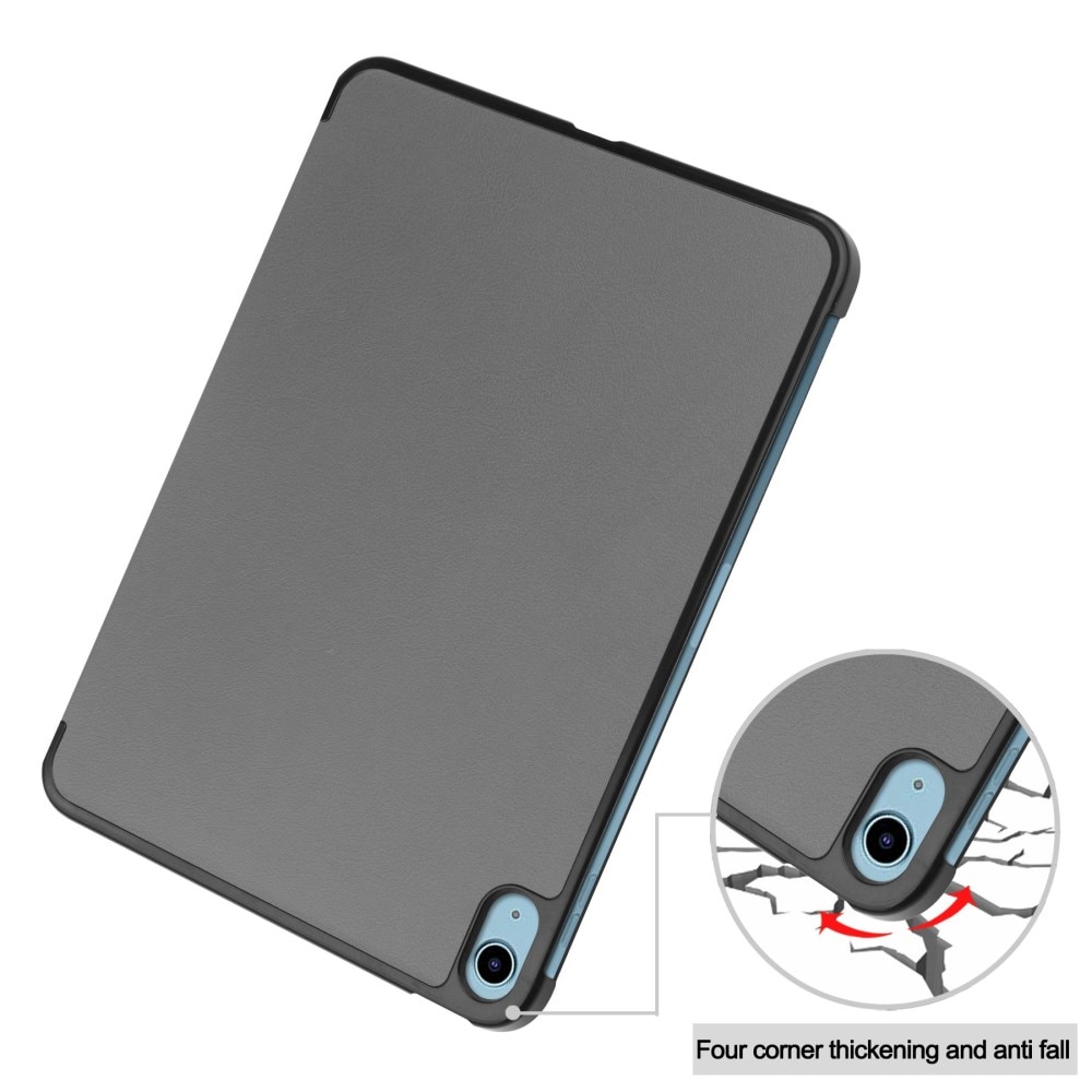 iPad 10.9 10th Gen (2022) Schutzhülle Tri-Fold Case grau