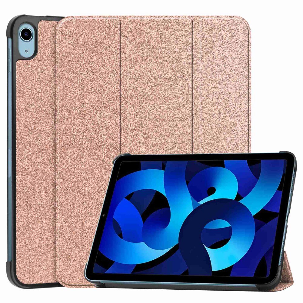 iPad 10.9 10th Gen (2022) Schutzhülle Tri-Fold Case roségold