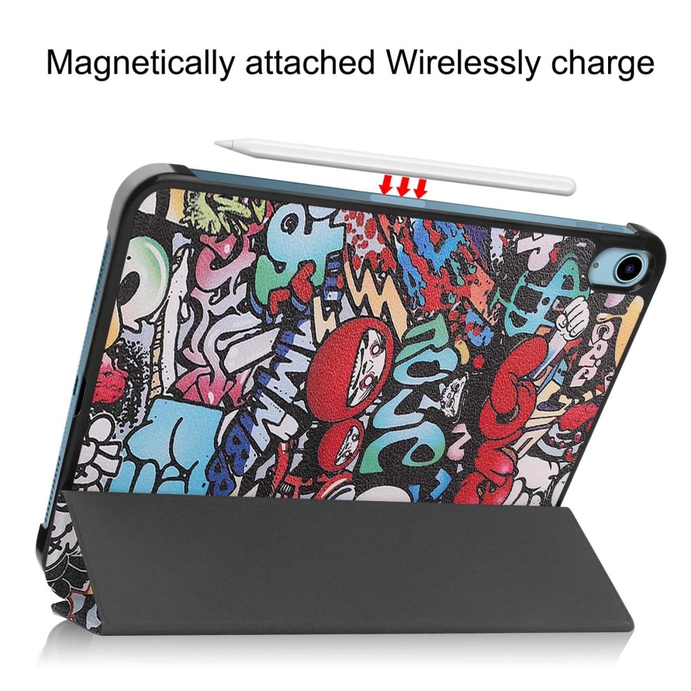 iPad 10.9 10th Gen (2022) Tri-Fold Case Schutzhülle Graffiti