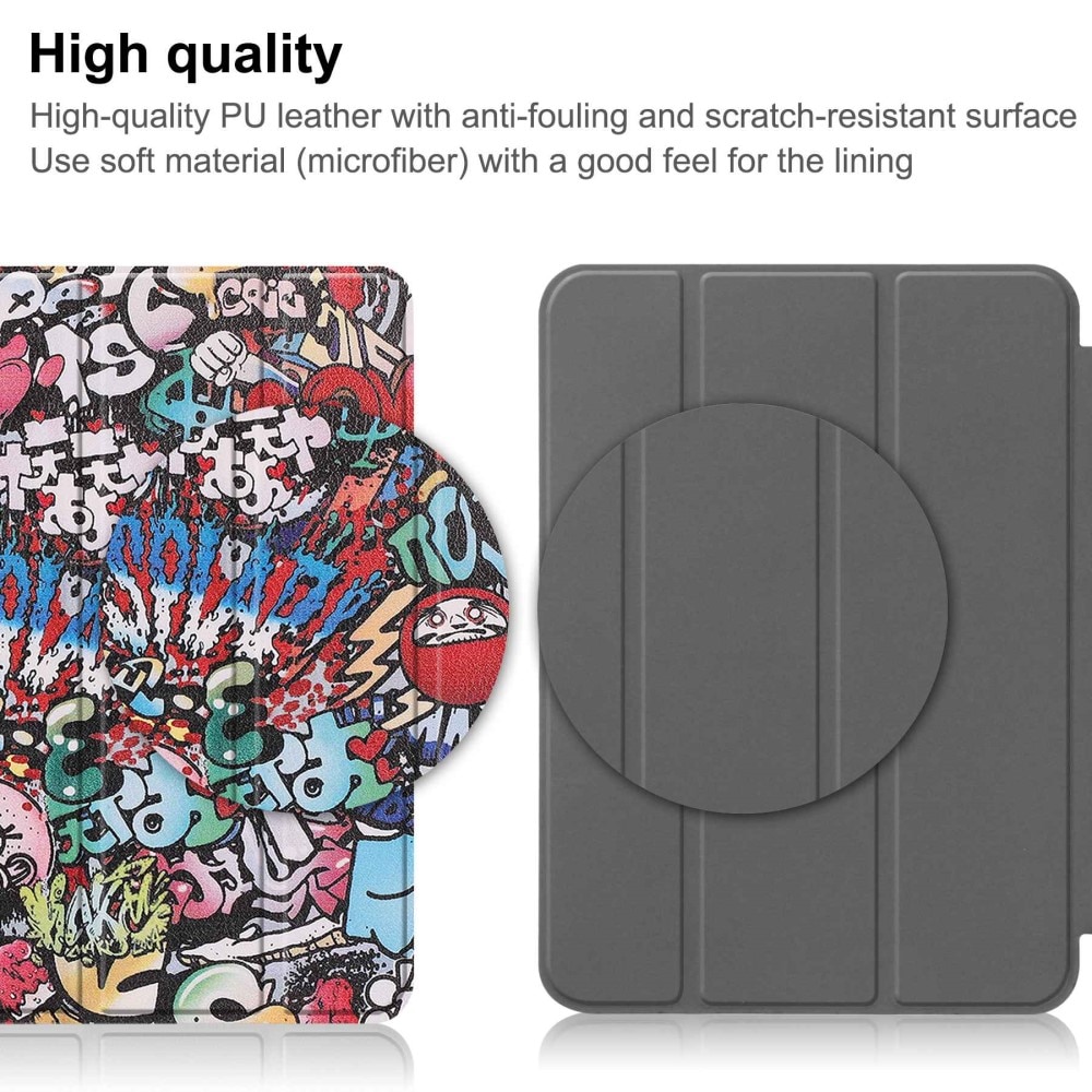 iPad 10.9 10th Gen (2022) Tri-Fold Case Schutzhülle Graffiti