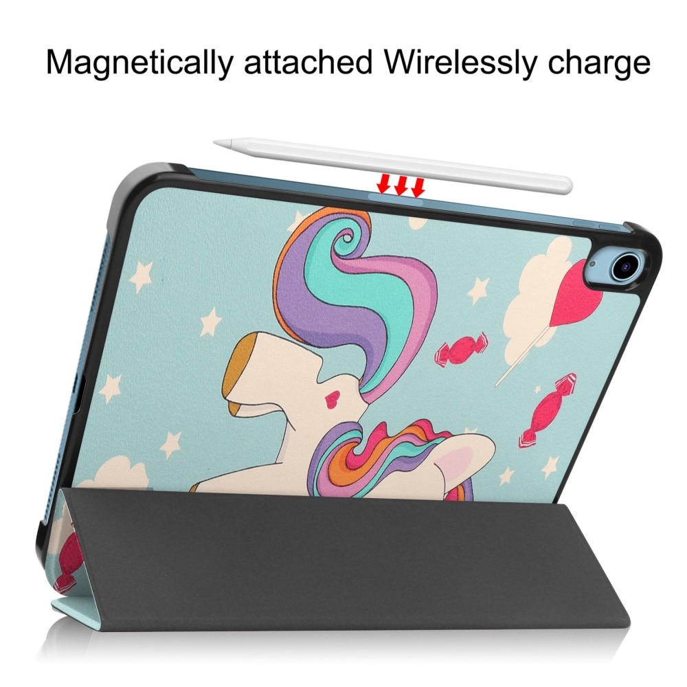 iPad 10.9 10th Gen (2022) Tri-Fold Case Schutzhülle Unicorn