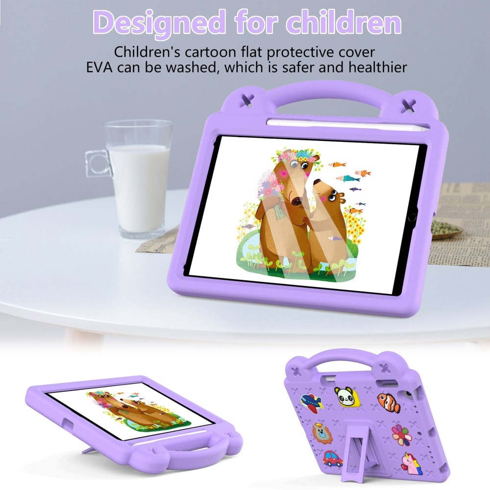 iPad Air 2 9.7 (2014) Schutzhülle Kinder Kickstand EVA lila