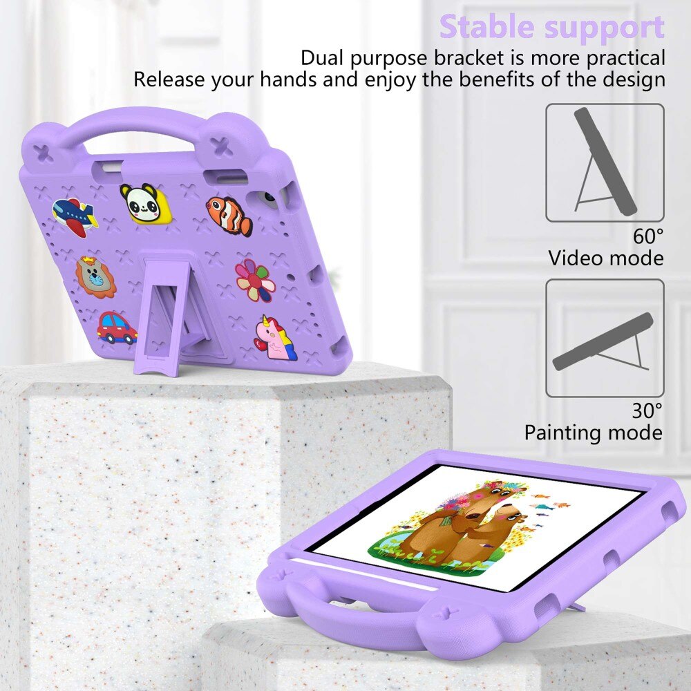 iPad 9.7 5th Gen (2017) Schutzhülle Kinder Kickstand EVA lila