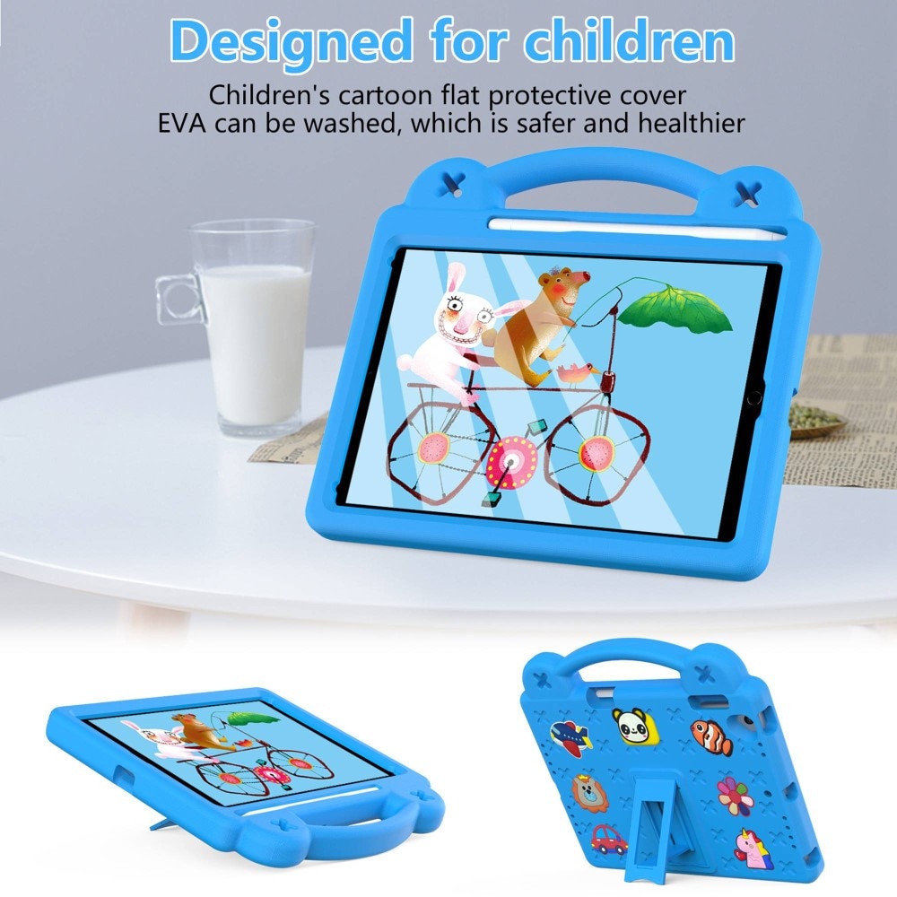 iPad 9.7 5th Gen (2017) Schutzhülle Kinder Kickstand EVA blau