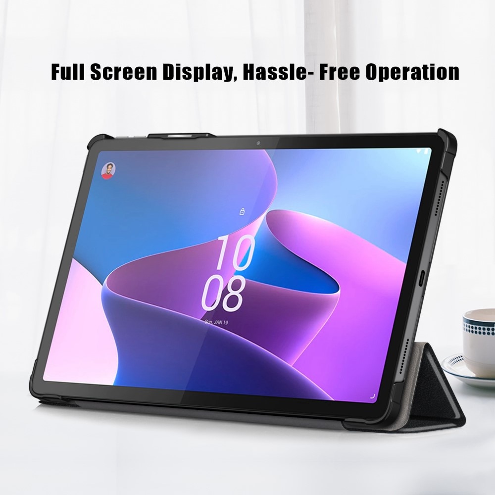 Lenovo Tab P11 Pro (2nd gen) Tri-Fold Case Schutzhülle mit Touchpen-Halter Schwarz