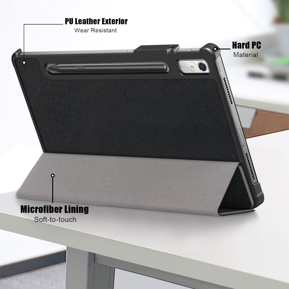 Lenovo Tab P11 Pro (2nd gen) Tri-Fold Case Schutzhülle mit Touchpen-Halter Schwarz