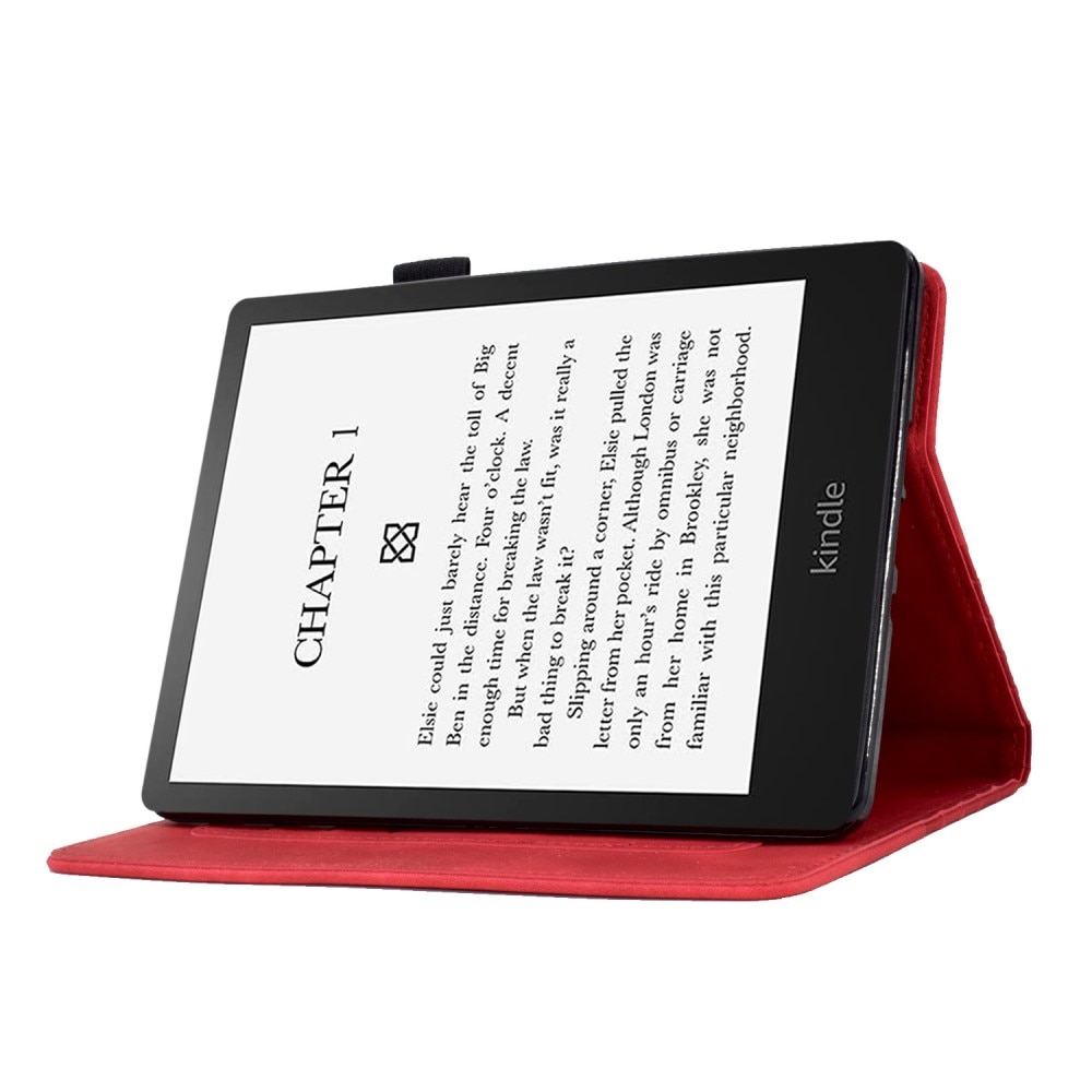 Amazon Kindle Paperwhite Signature Edition (2023) Tasche mit Kartenhalter rot