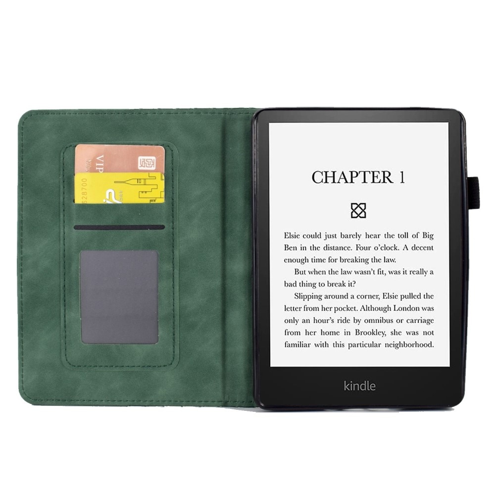 Amazon Paperwhite 11 (2021) Tasche mit Kartenhalter Grün