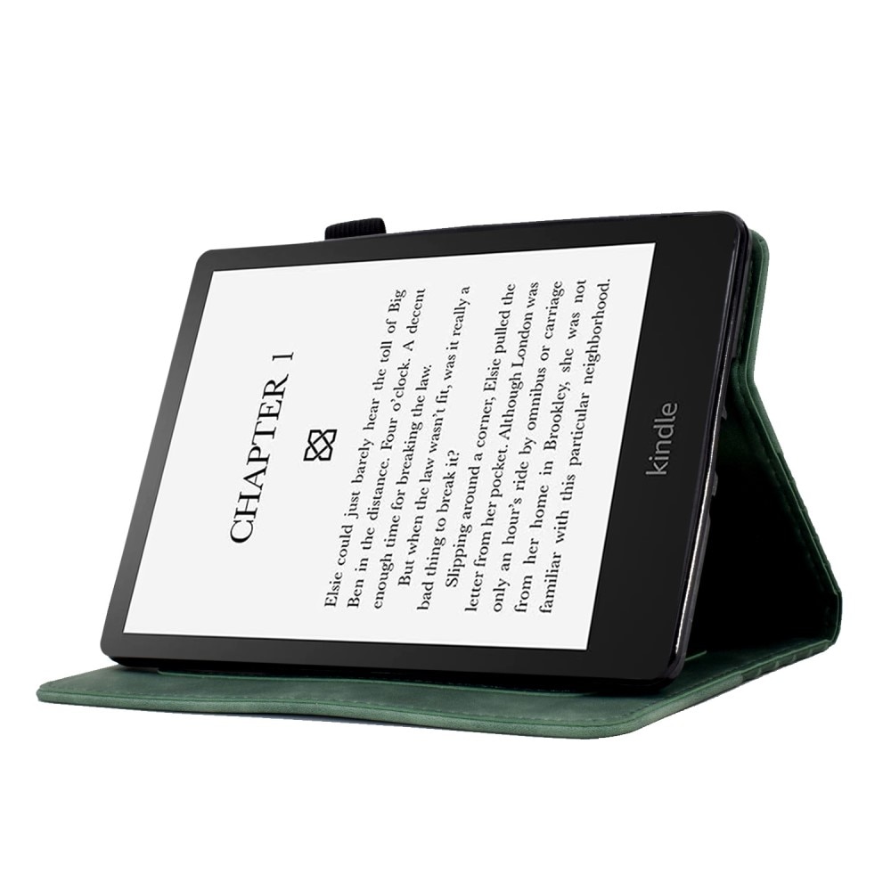 Amazon Kindle Paperwhite Signature Edition (2023) Tasche mit Kartenhalter grün