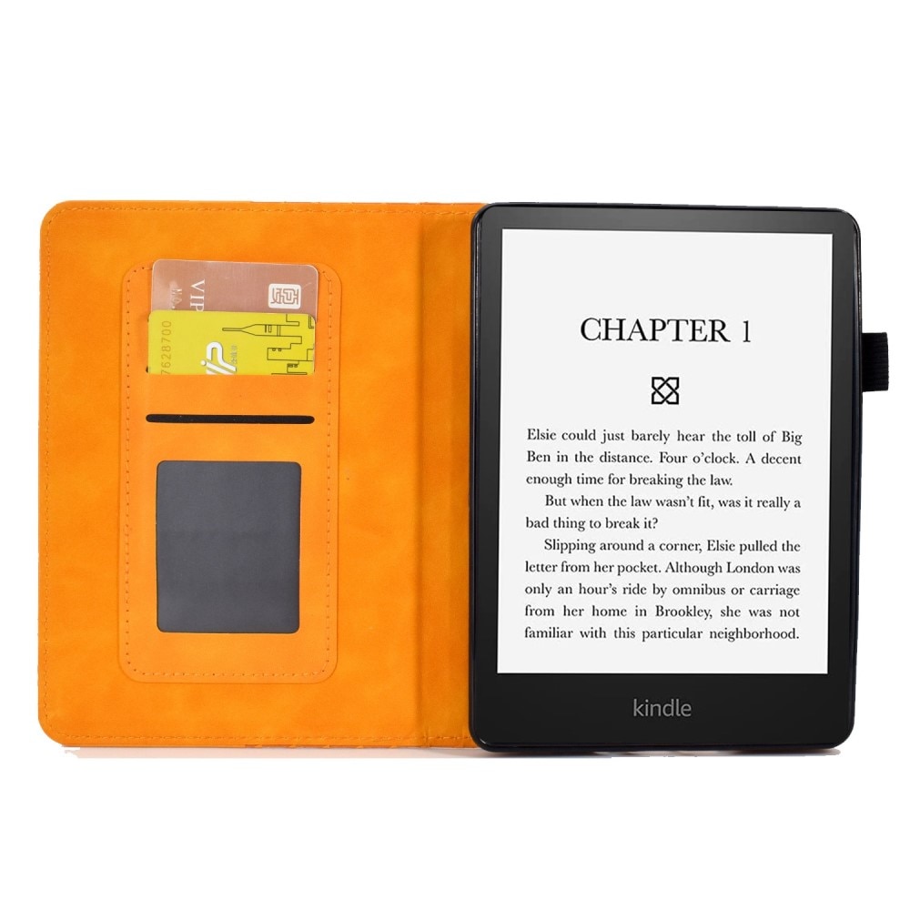 Amazon Kindle Paperwhite Signature Edition (2023) Tasche mit Kartenhalter gelb