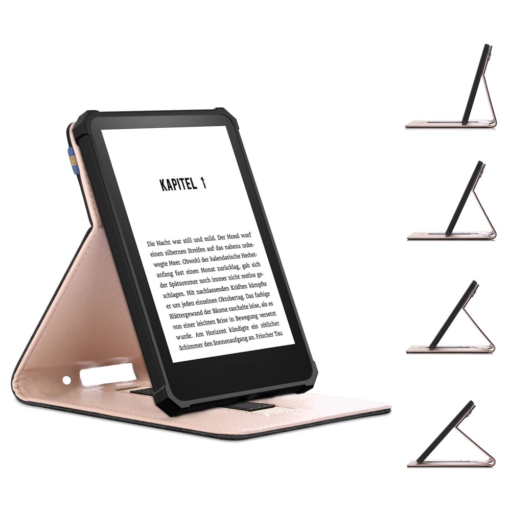 Amazon Kindle 2022 11th gen Hülle mit Halteschlaufe schwarz