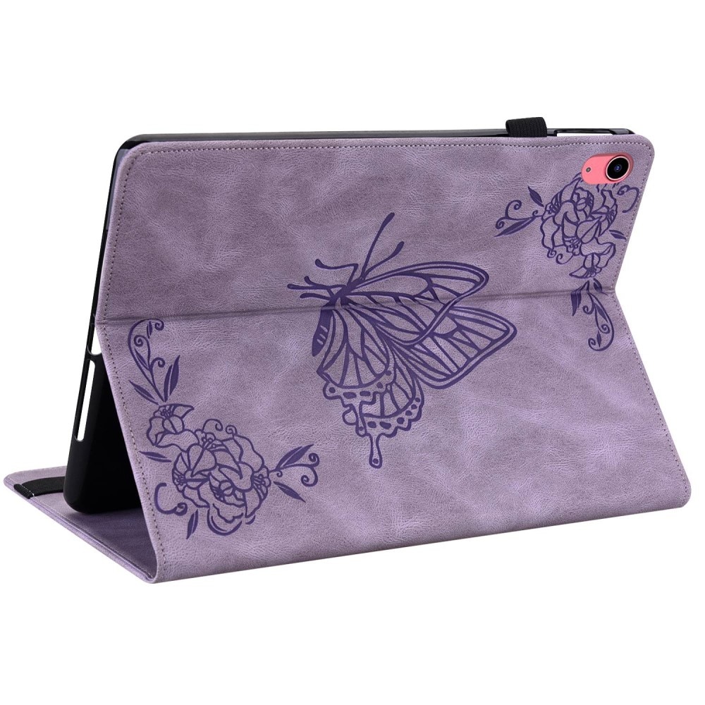 iPad 10.9 10th Gen (2022) Handytasche Schmetterling lila