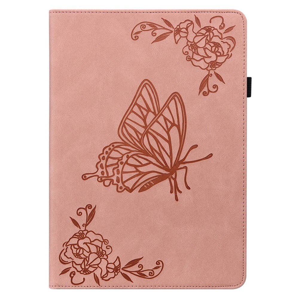 iPad 10.9 10th Gen (2022) Handytasche Schmetterling rosa