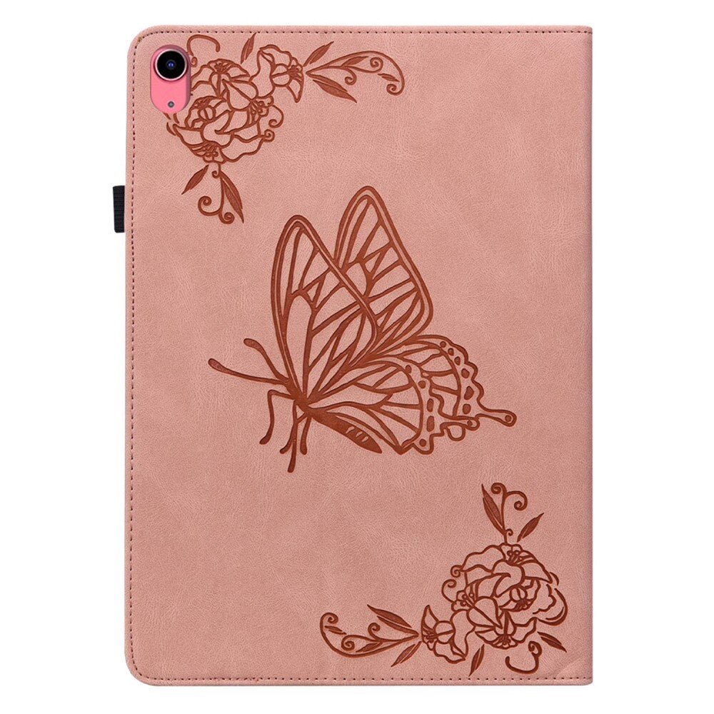 iPad 10.9 10th Gen (2022) Handytasche Schmetterling rosa