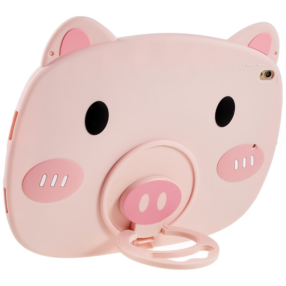 iPad 10.2 8th Gen (2020) Schweinehülle aus Silikon für Kinder rosa