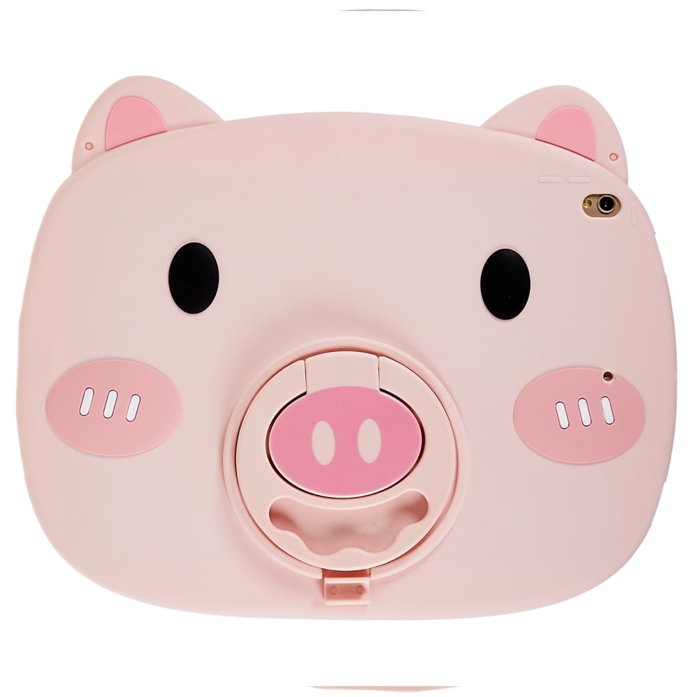 iPad Air 10.5 3rd Gen (2019) Schweinehülle aus Silikon für Kinder rosa