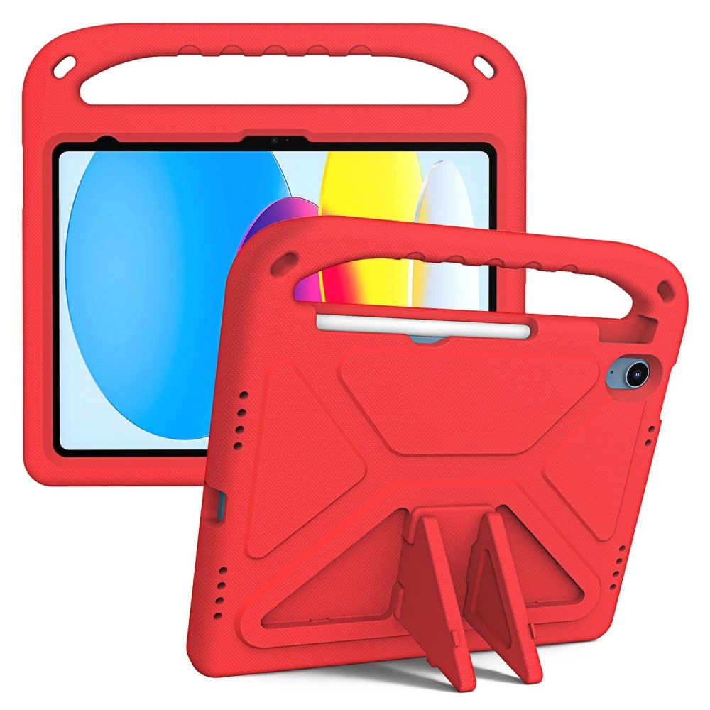 EVA-Hülle für Apple iPad 10.9 10th Gen (2022) mit Haltegriff Rot