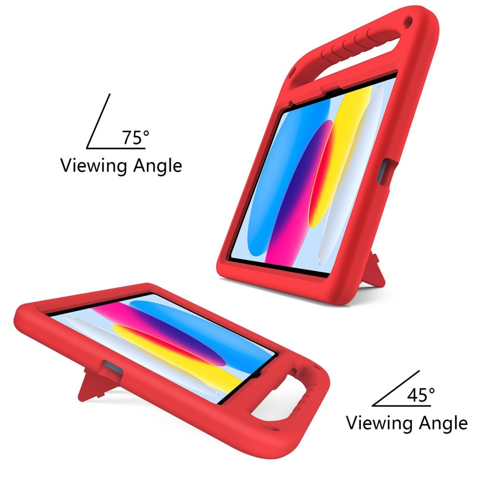 EVA-Hülle für Apple iPad 10.9 10th Gen (2022) mit Haltegriff Rot
