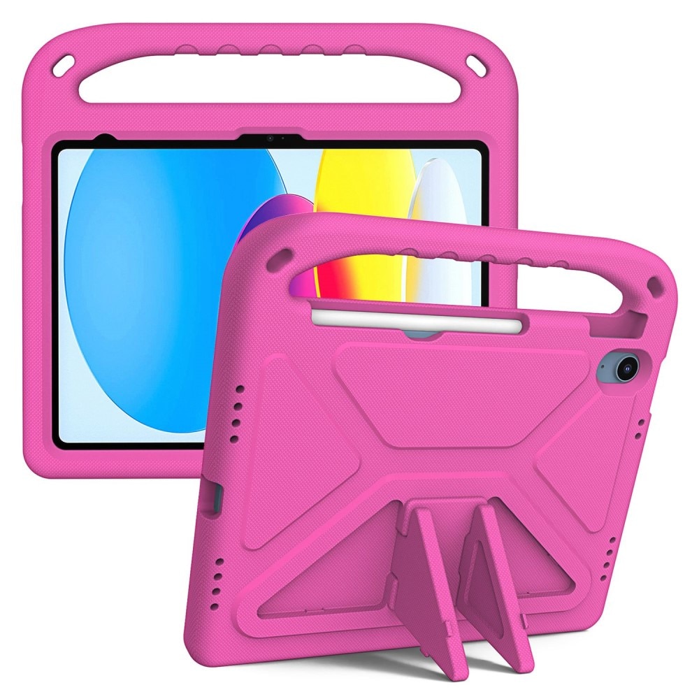 EVA-Hülle für iPad 10.9 10th Gen (2022) mit Haltegriff rosa
