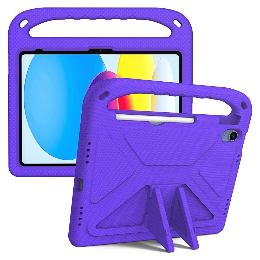 EVA-Hülle für Apple iPad 10.9 10th Gen (2022) mit Haltegriff Lila