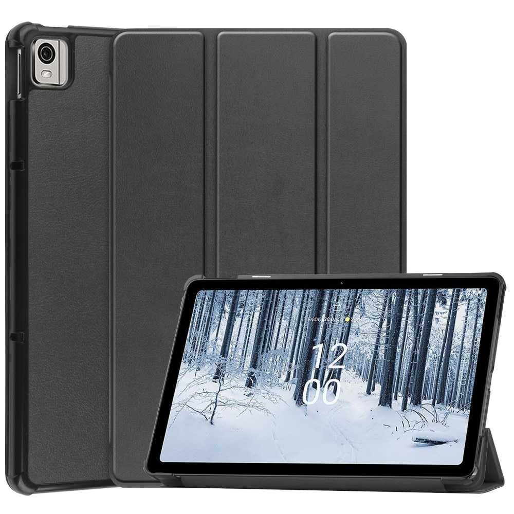 Nokia T21 Schutzhülle Tri-Fold Case schwarz