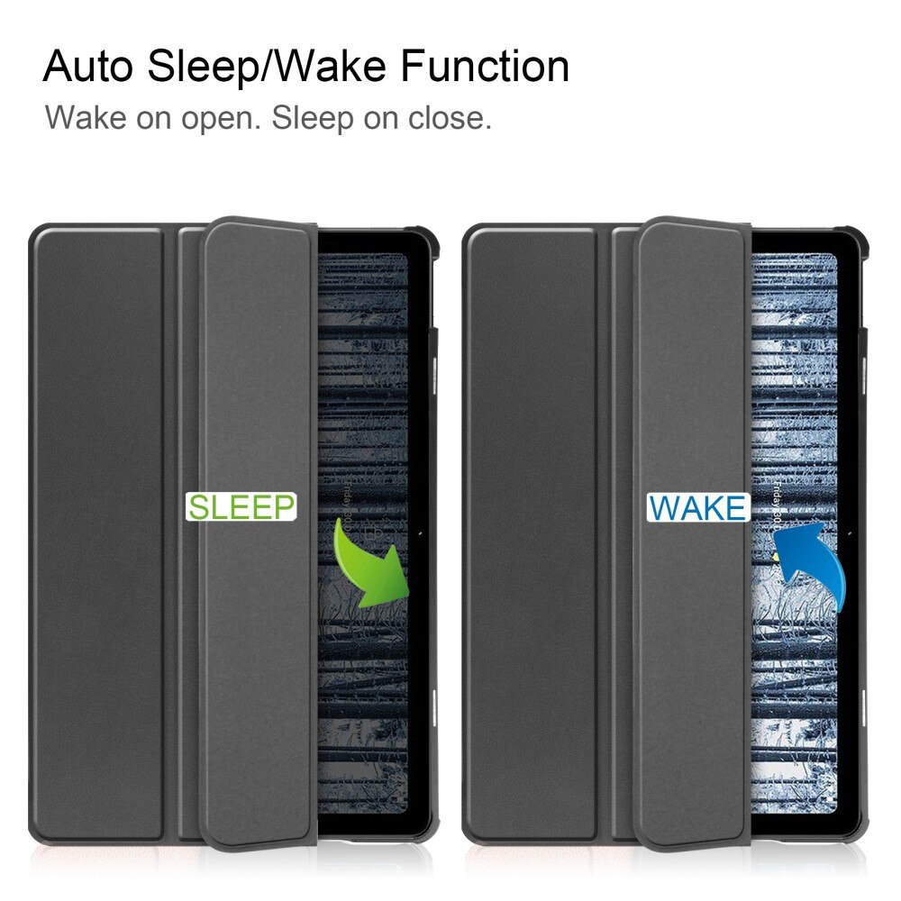  Nokia T21 Tri-Fold Case Schutzhülle Schwarz