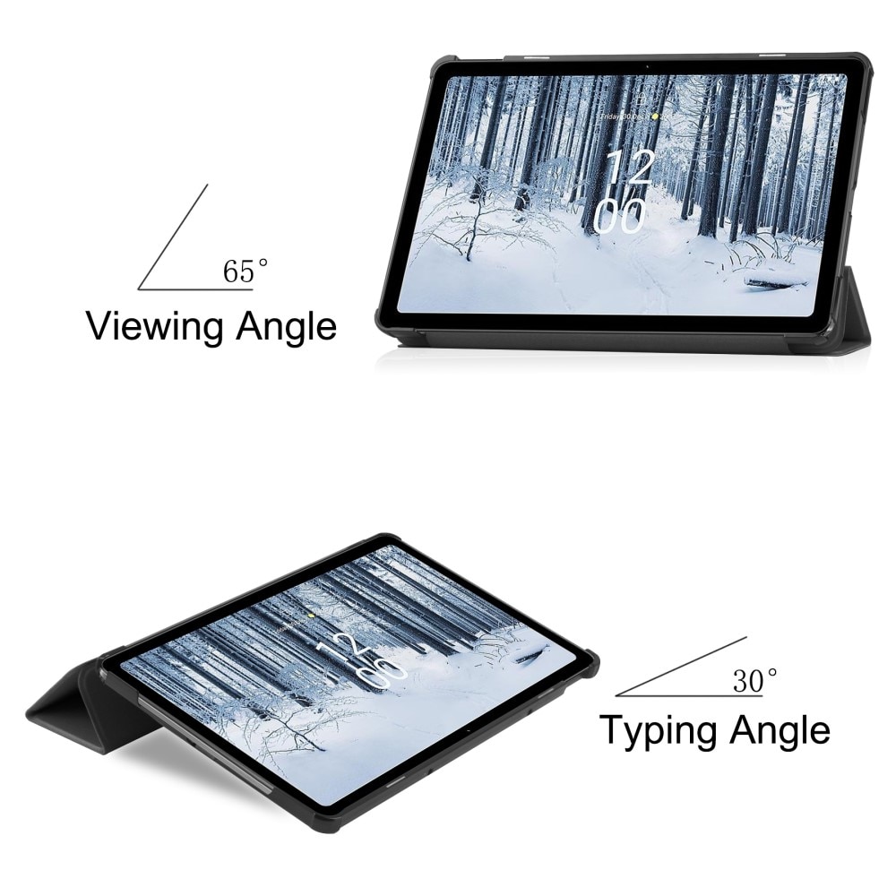  Nokia T21 Tri-Fold Case Schutzhülle Schwarz