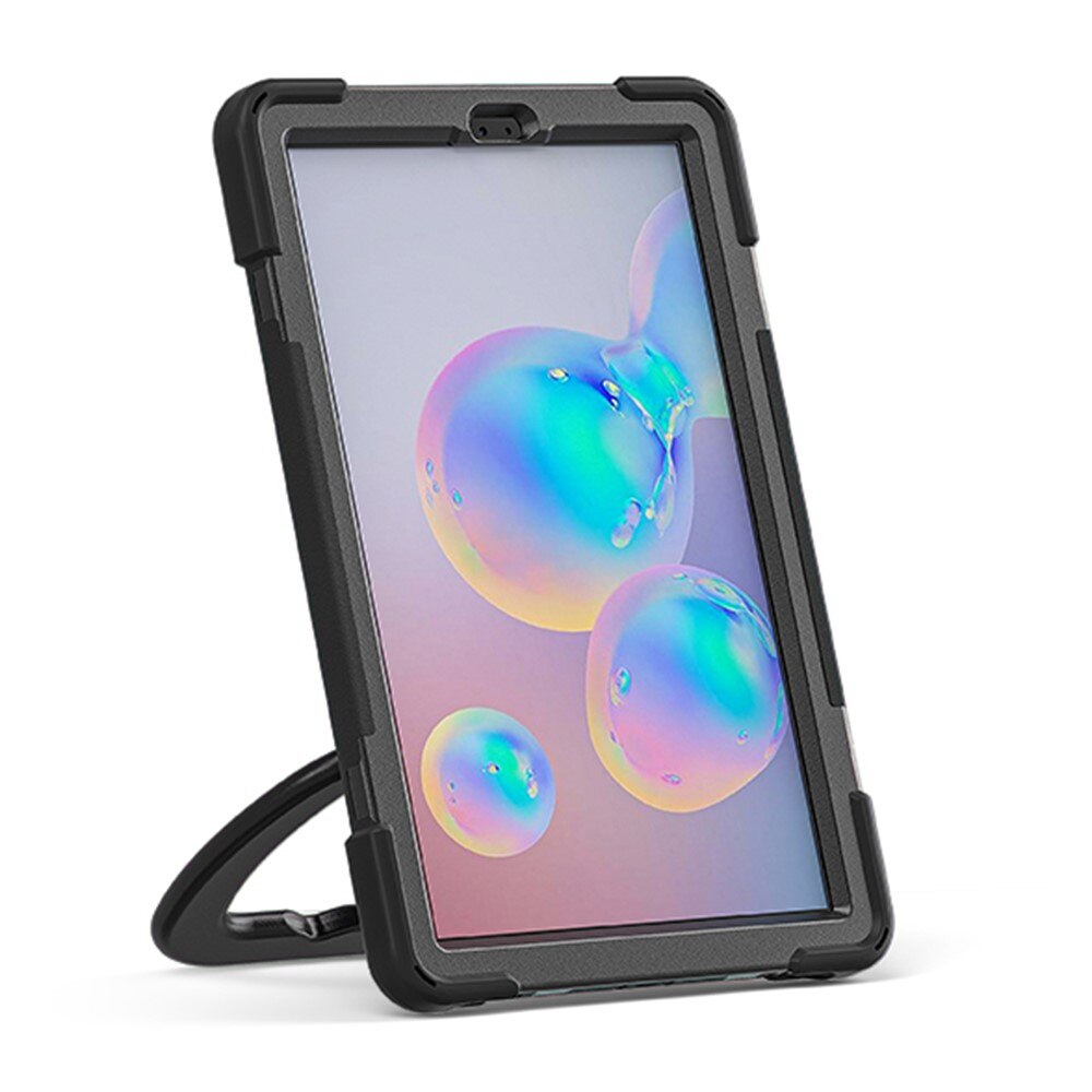 Samsung Galaxy Tab S6 10.5 Kickstand Hybrid Case mit Schultergurt schwarz