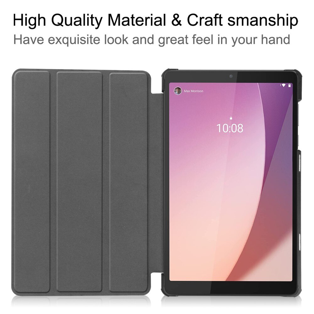 Lenovo Tab M8 (4th Gen) Schutzhülle Tri-Fold Case schwarz