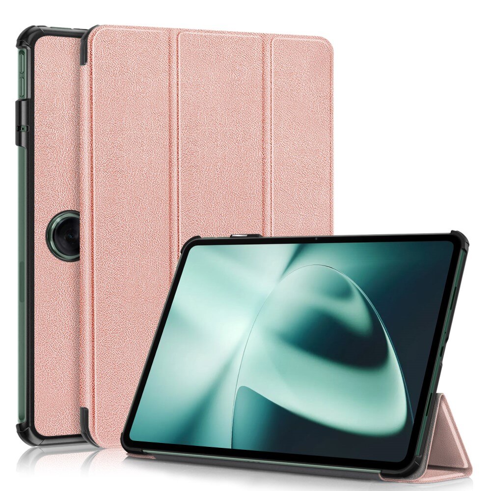 OnePlus Pad Schutzhülle Tri-Fold Case roségold