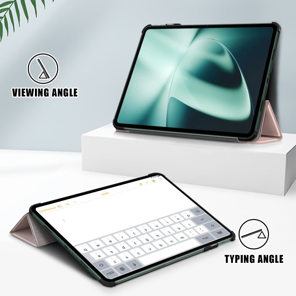  OnePlus Pad Tri-Fold Case Schutzhülle Roségold