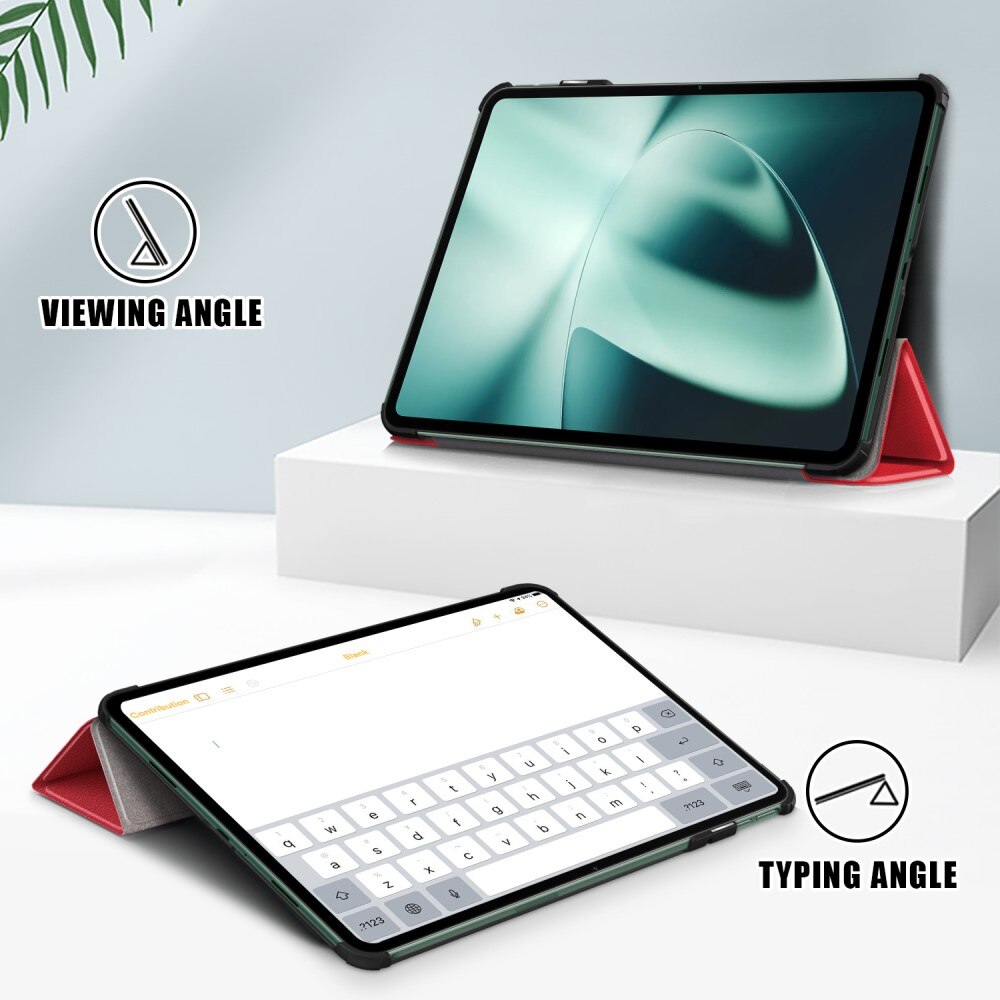  OnePlus Pad Tri-Fold Case Schutzhülle Rot