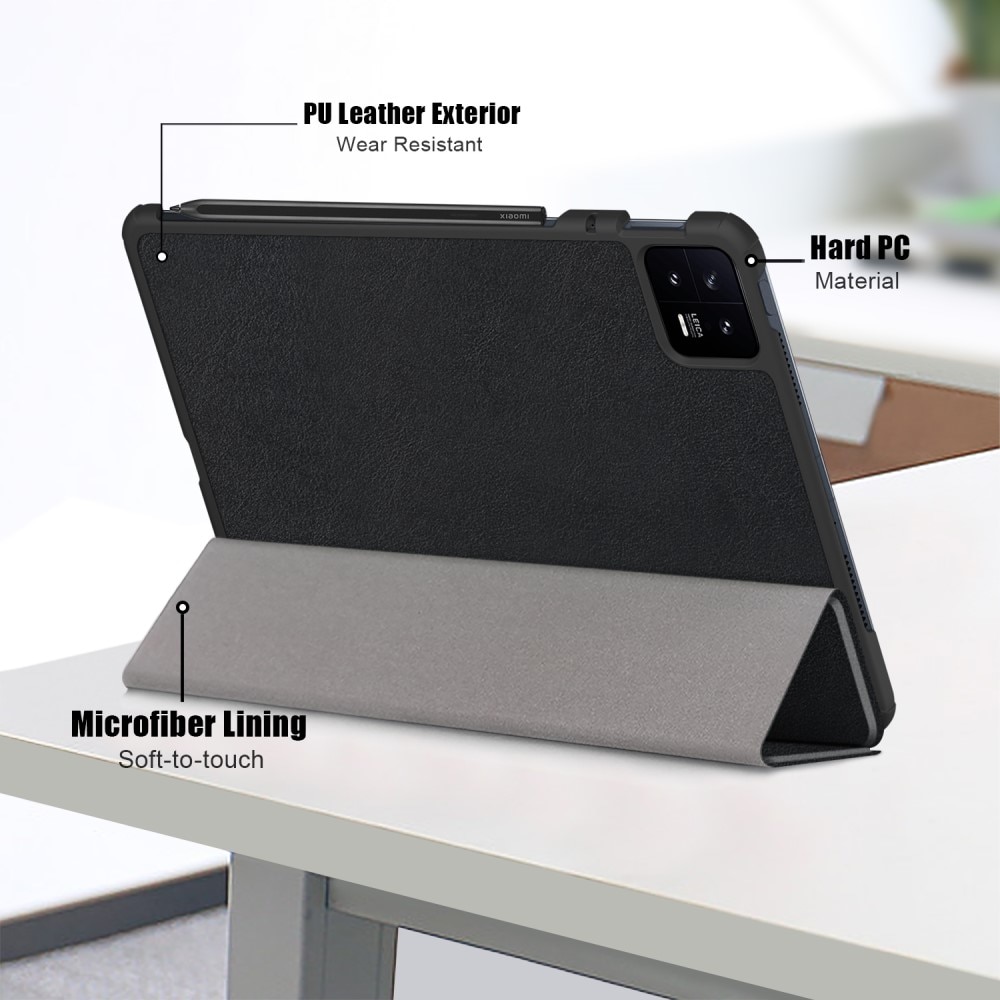 Xiaomi Pad 6 Schutzhülle Tri-Fold Case schwarz